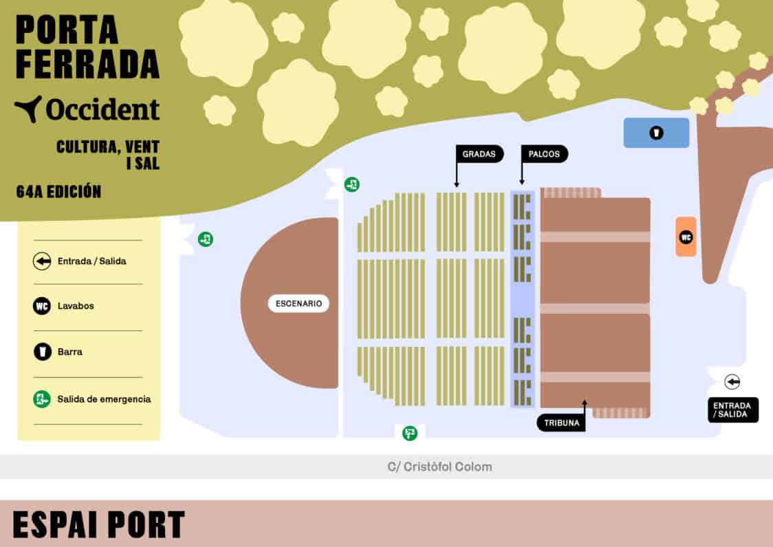 Mapa Espai Port
